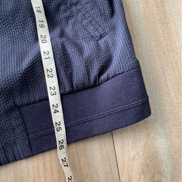 JW Anderson x Uniqlo seersucker full zip bomber jacket navy size medium - Picture 7 of 7